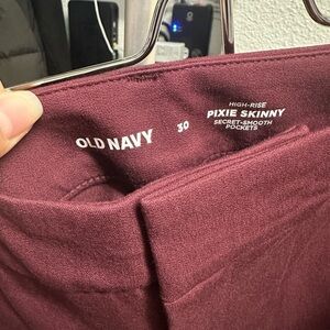 Old Navy Maroon Pants